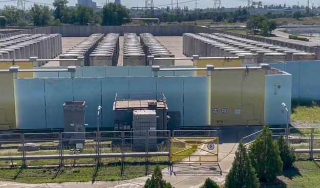 Teren Zaporoskiej Elektrowni Atomowej /RUSSIAN EMERGENCIES MINISTRY HANDOUT HANDOUT /PAP/EPA