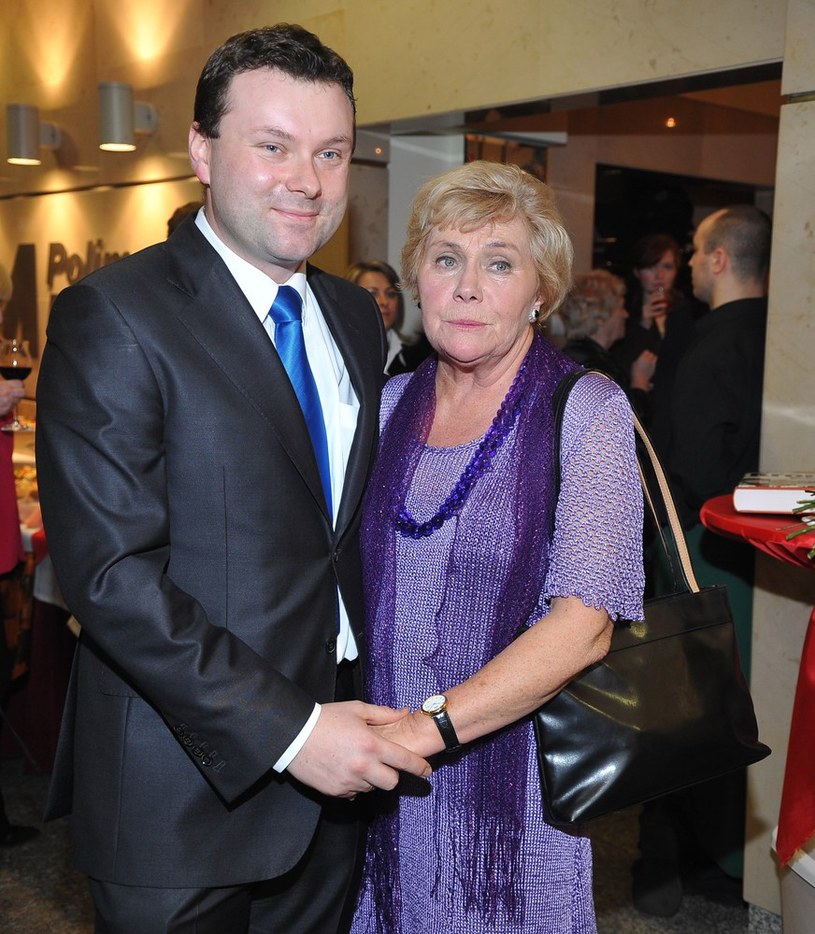 Teresa Lipowska z synem /- /East News