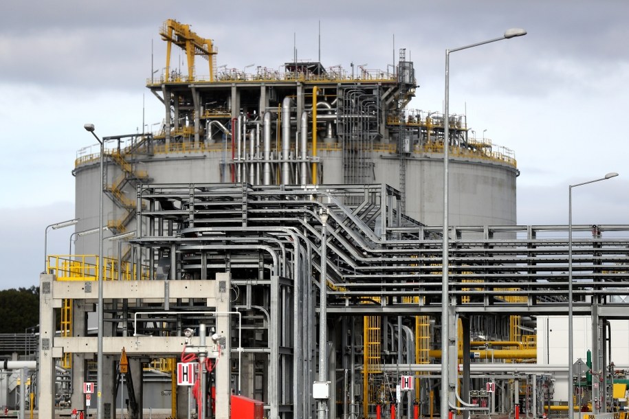 Terminal LNG w Świnoujściu / 	Marcin Bielecki    /PAP