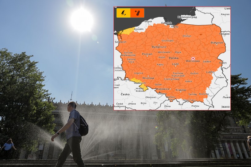 Termometry pokażą nawet 33 stopnie Celsjusza /Andrzej Hulimka / Forum; IMGW /Agencja FORUM