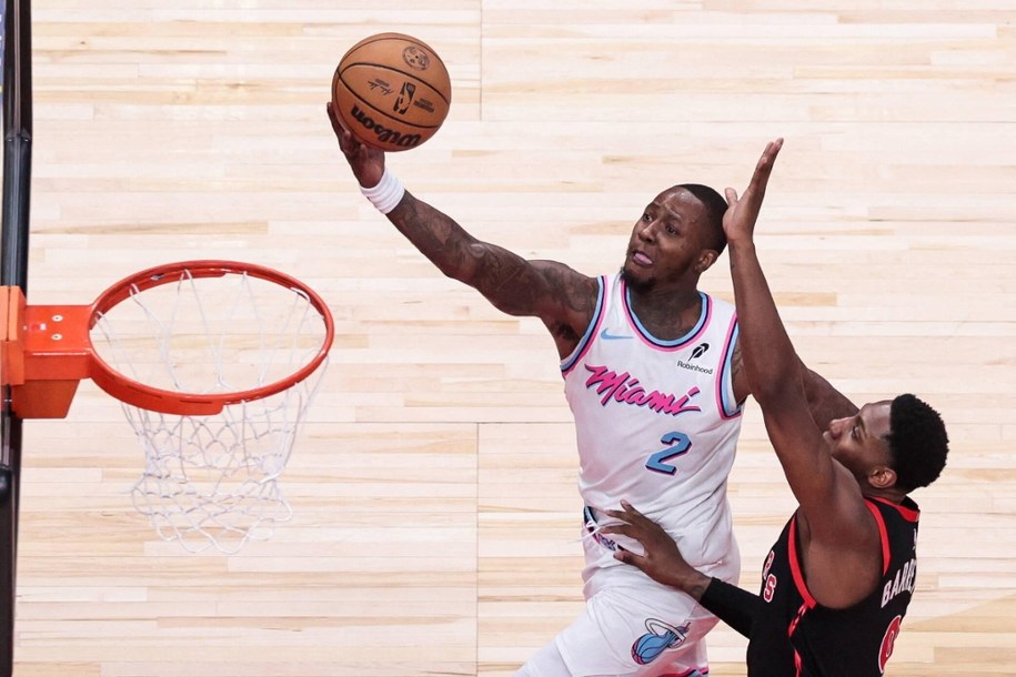 Terry Rozier w trakcie meczu Miami Heat /Abaca /PAP