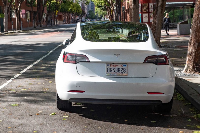 Tesla Model 3 należy  do najrzadziej kradzionych samochodów w całej Ameryce Północnej. /123RF/PICSEL