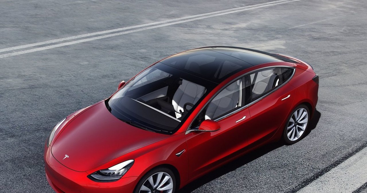 Tesla model 3 /Informacja prasowa