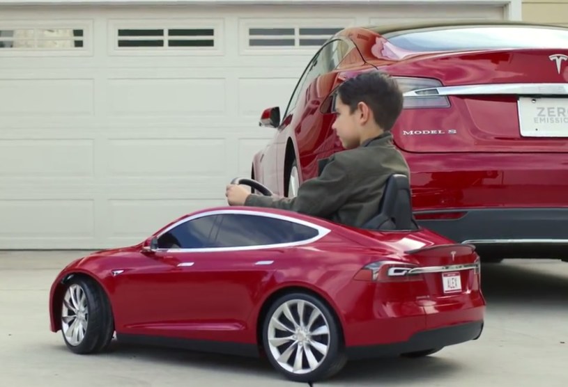 Tesla Model S dla dzieci /Informacja prasowa