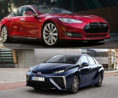 Tesla Model S kontra Toyota Mirai - dwie wizje przyszłości