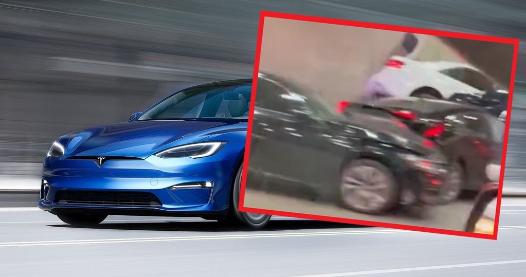 Tesla Model S miała doprowadzić do karambolu będąc w trybie autonomicznym /