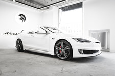 Tesla Model S prezentuje się świetnie jako kabriolet