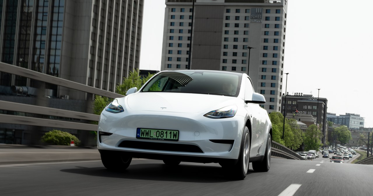 Tesla Model Y Long Range RWD. Pierwsza jazda na polskich drogach /Jan Guss-Gasiński /INTERIA.PL