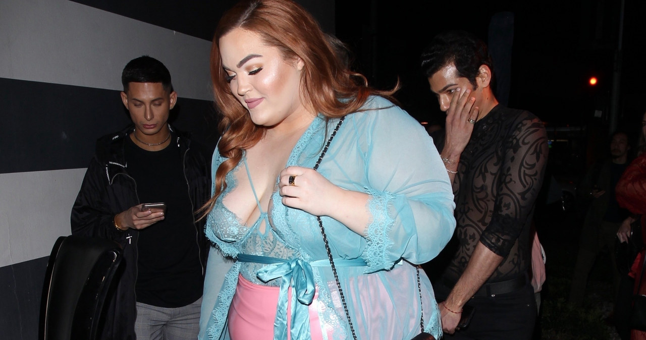 Tess Holliday w drodze na imprezę /Agencja FORUM