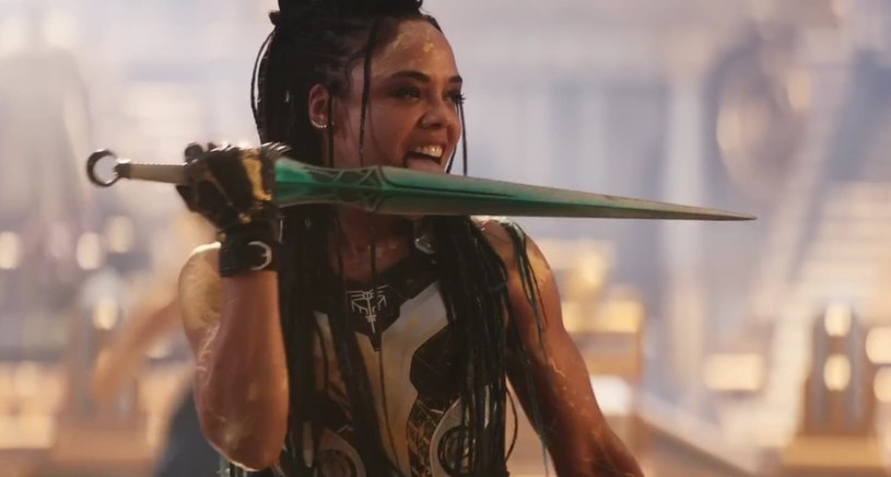 Tessa Thompson jako Walkiria w filmie "Thor: Miłość i grom" /materiały prasowe