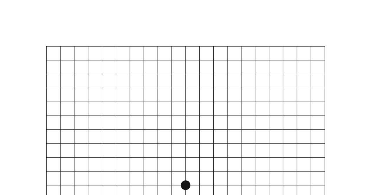 Test Amslera służy diagnozowaniu zwyrodnieniowych zmian w obrębie plamki żółtej. Można go wykonywać w domu /123RF/PICSEL