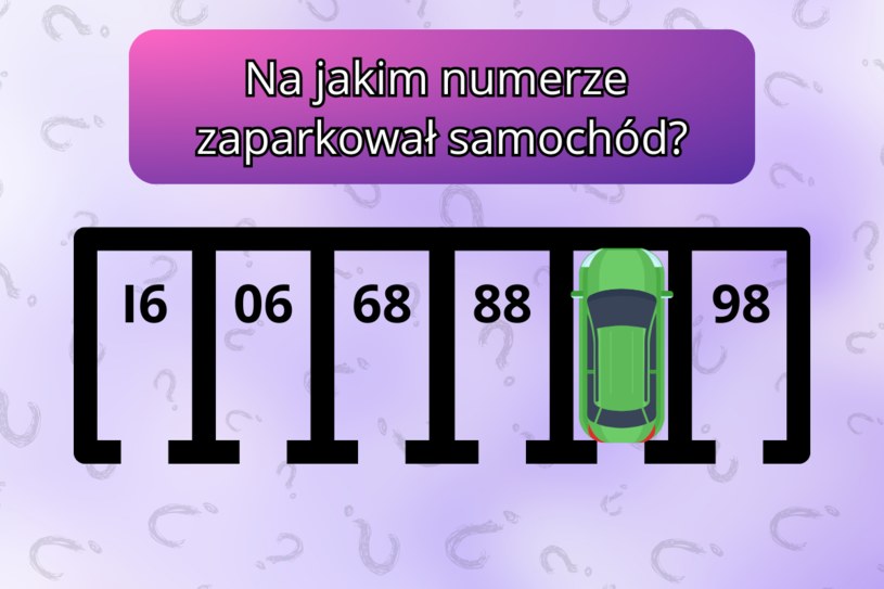 Test IQ: Na jakim numerze stoi auto? Aż 98% osób nie zna poprawnej odpowiedzi