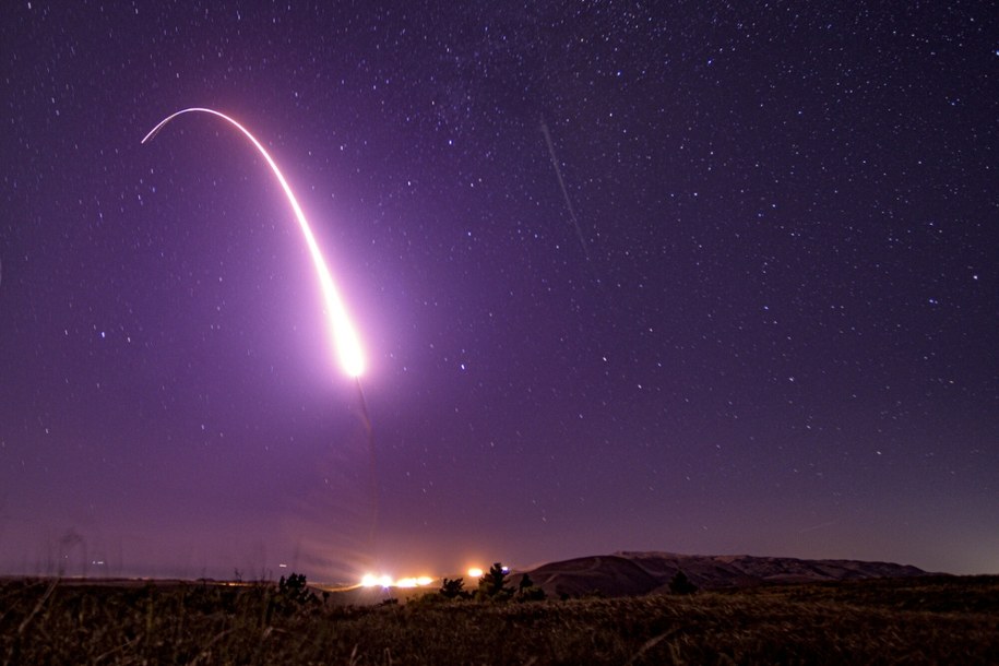 Test pocisku Minuteman III w bazie Vandenberg /J.T.ARMSTRONG/AFP/East News /East News