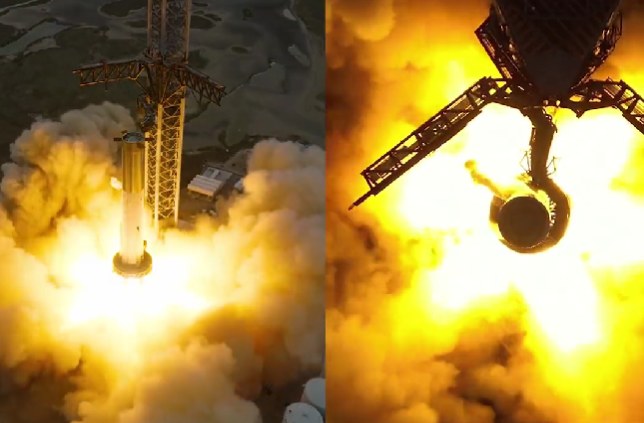 Test statyczny rakiety Starship trwał zaledwie kilka sekund /Twitter