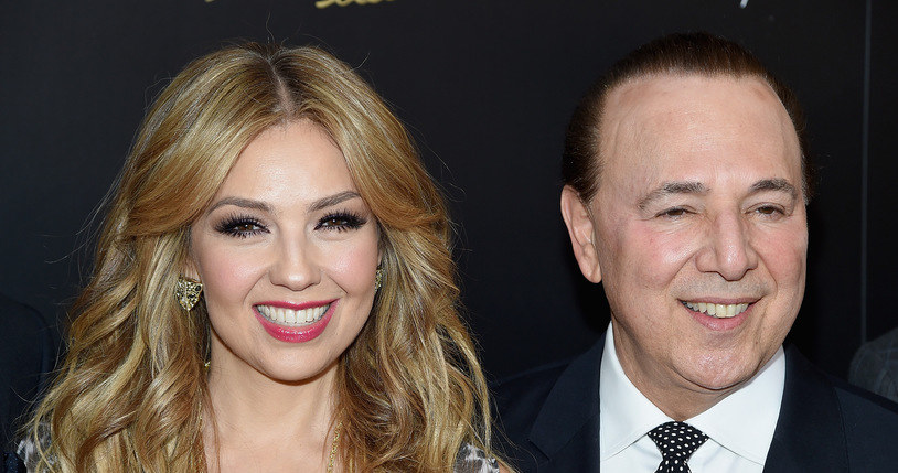 Thalia i Tommy Mottola /Jamie McCarthy /Getty Images