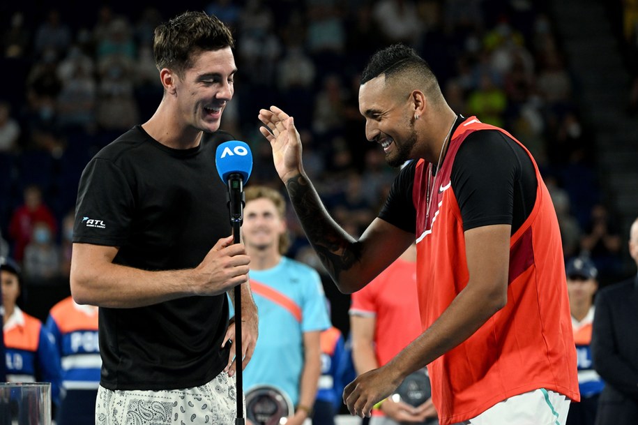 Thanasi Kokkinakis i Nick Kyrgios /DEAN LEWINS /PAP/EPA