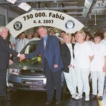 The 750,000th Škoda Fabia rolls off  the production line
