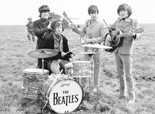 The Beatles - od lewej - John Lennon, Ringo Star, Paul McCartney i George Harrison /PAP/PA /PAP/EPA