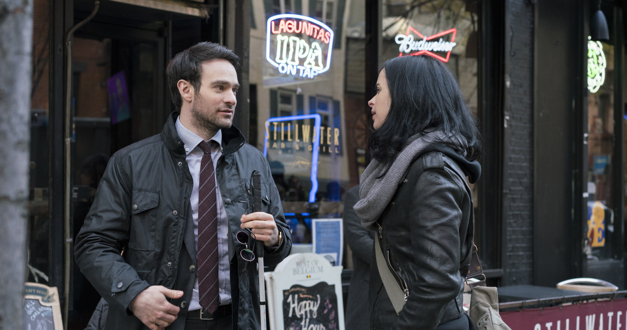 "The Defenders": Charlie Cox (Matt Murdock/Daredevil), Krysten Ritter (Jessica Jones) /Sarah Shatz/Netflix /materiały prasowe