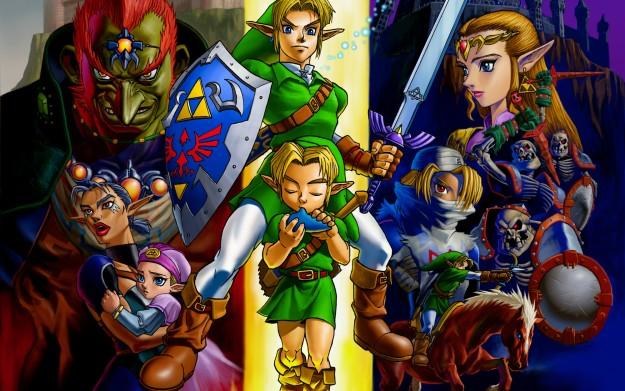 The Legend of Zelda: Ocarina of Time 3D - motyw graficzny /Informacja prasowa