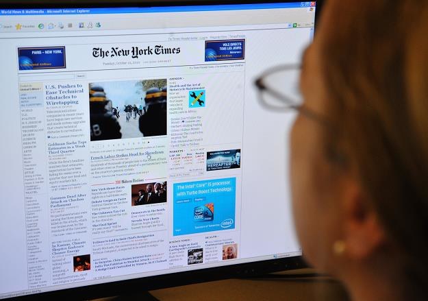 "The New York Times" idzie w cyfrową przyszłość /AFP