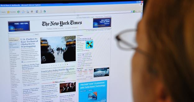 "The New York Times" idzie w cyfrową przyszłość /AFP