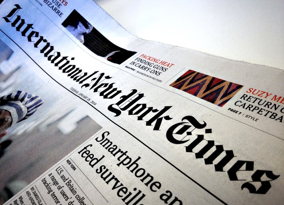 The New York Times /Nicolas Armer    /PAP/EPA