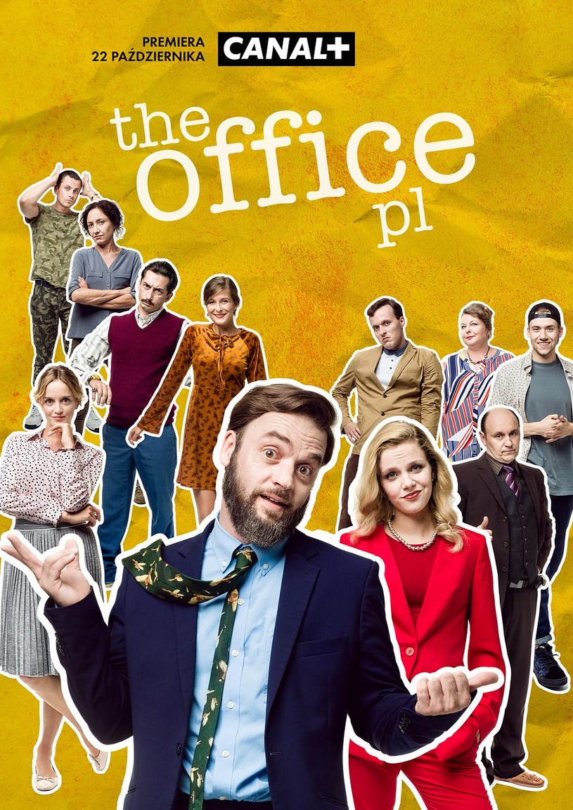 "The Office PL" - plakat /Canal Plus /materiały prasowe