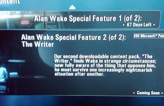 The Writer - nowy dodatek do gry Alan Wake /CDA