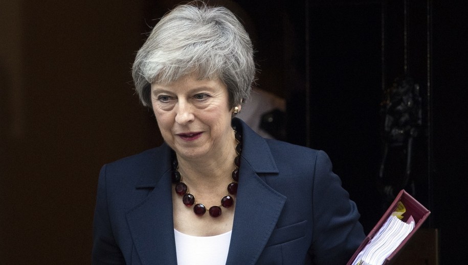 Theresa May /FACUNDO ARRIZABALAGA /PAP/EPA