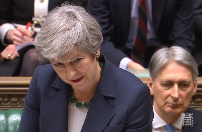 Theresa May /UK PARLIAMENTARY RECORDING UNIT /PAP