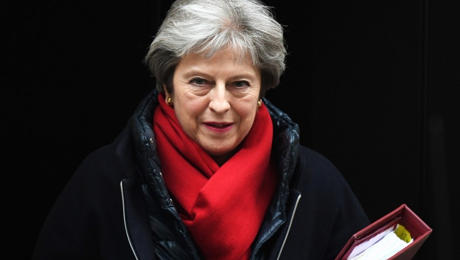 Theresa May /FACUNDO ARRIZABALAGA /PAP/EPA