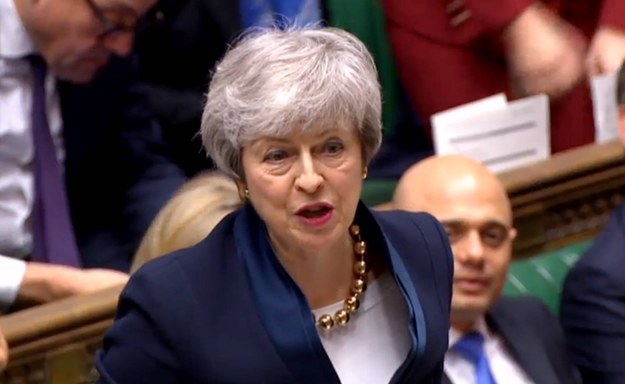 Theresa May /UK PARLIAMENTARY RECORDING UNIT /PAP/EPA