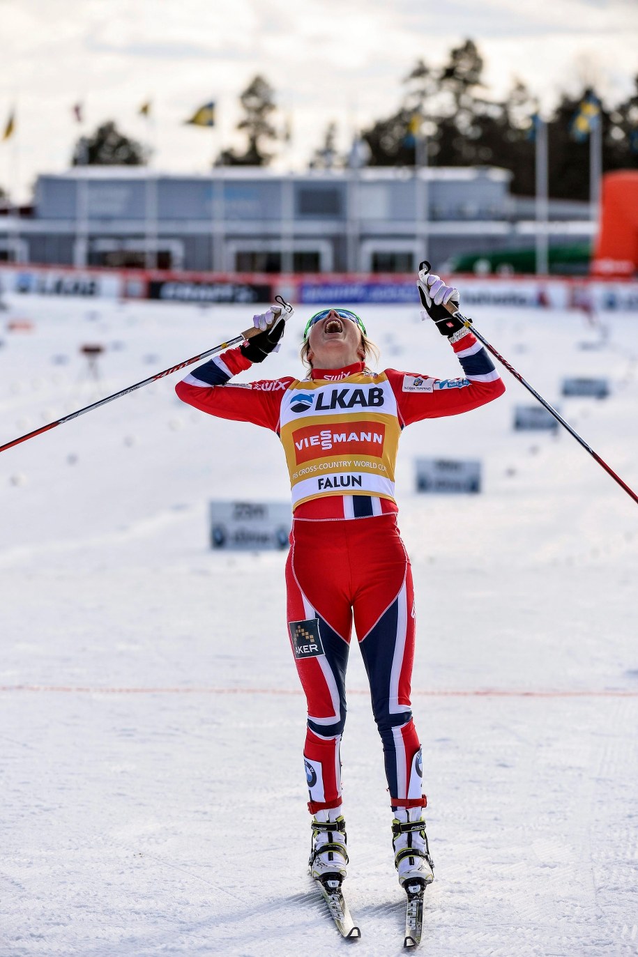 Therese Johaug na mecie biegu na dochodzenie /ANDERS WIKLUND /PAP/EPA