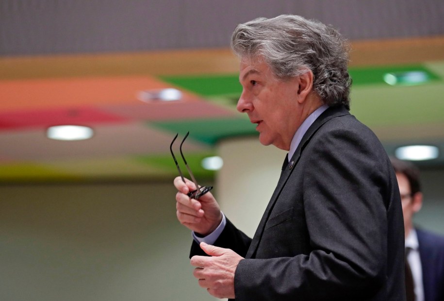 Thierry Breton /OLIVIER HOSLET /PAP/EPA