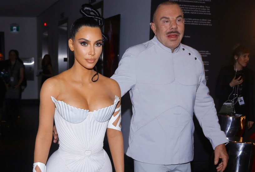 Thierry Mugler i Kim Kardashian /East News
