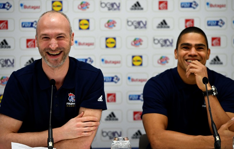 Thierry Omeyer (z lewej) i Daniel Narcisse /AFP
