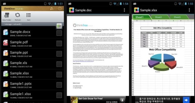 ThinkFree Office Mobile Viewer /materiały prasowe