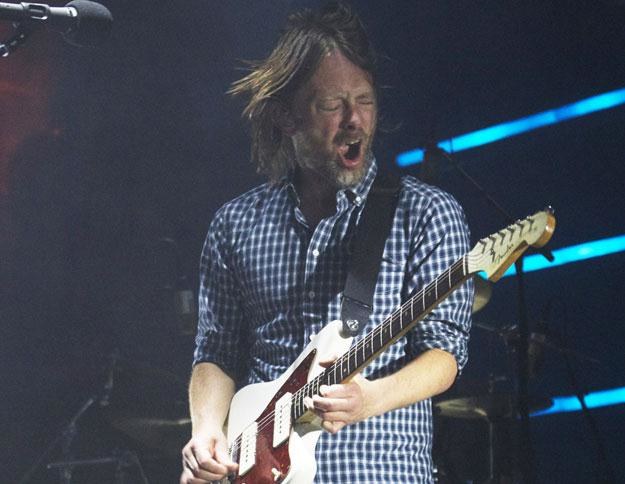Thom Yorke (Radiohead) przed tournee intensywnie ćwiczył na "Guitar Hero" fot. Cory Schwartz /Getty Images/Flash Press Media