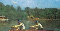 Thomas Eakins, Bracia Biglen na zawodach wioślarskich, 1873 /Encyklopedia Internautica