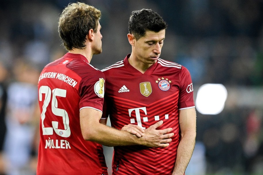Thomas Mueller i Robert Lewandowski /Sascha Steinbach /PAP/EPA