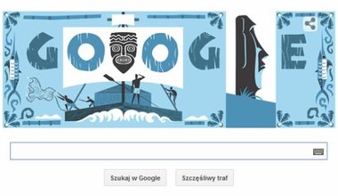 Thor Heyerdahl - norweski odkrywca i podróżnik w Google Doodle