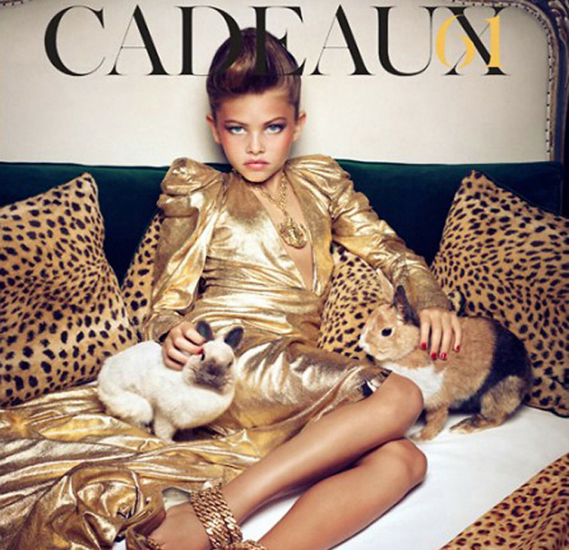 Thylane Blondeau w kontrowersyjnej sesji zdjęciowej dla Vogue'a /East News