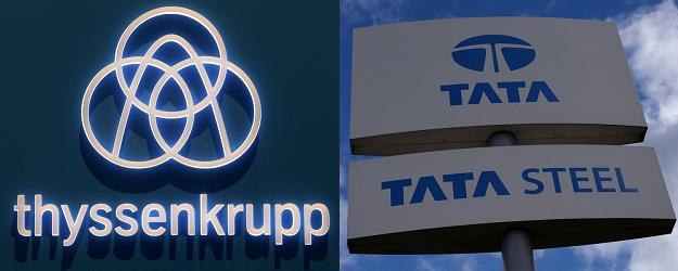 ThyssenKrupp jest drugim, a Tata Steel trzecim co do wielkości producentem stali /AFP
