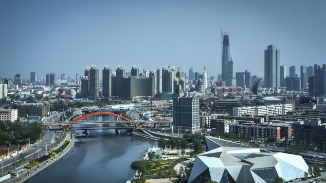 Tianjin łatwo pomylić z prawdziwym Manhattanem /materiały prasowe
