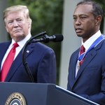 Tiger Woods odznaczony przez Trumpa Prezydenckim Medalem Wolności