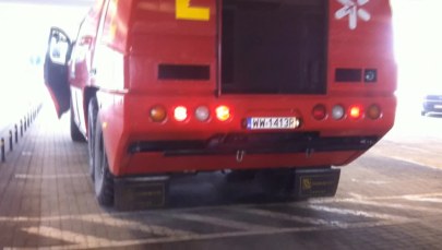 Tiger - wóz, który pomagał w akcji ratunkowej po awaryjnym lądowaniu boeinga