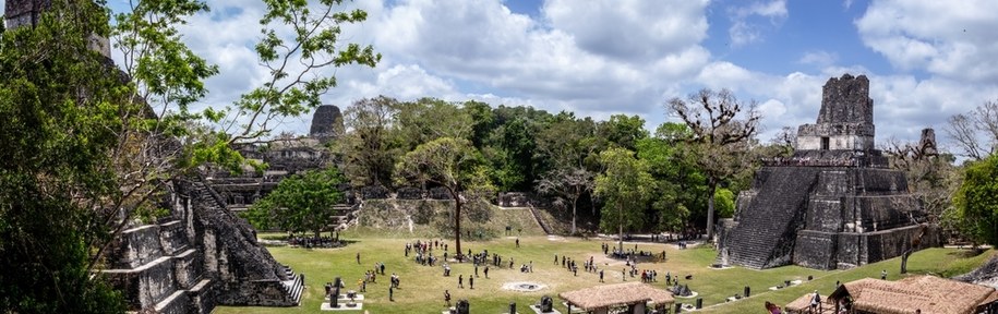 Tikal - jedna z głównych atrakcji Gwatemali