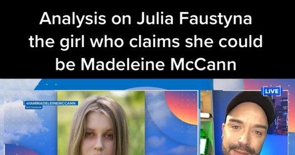 TikToker analizuje sytuację Julii Faustyny /@newsrundownwithchris /TikTok