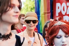 Tilda Swinton na Marszu Równości w Poznaniu